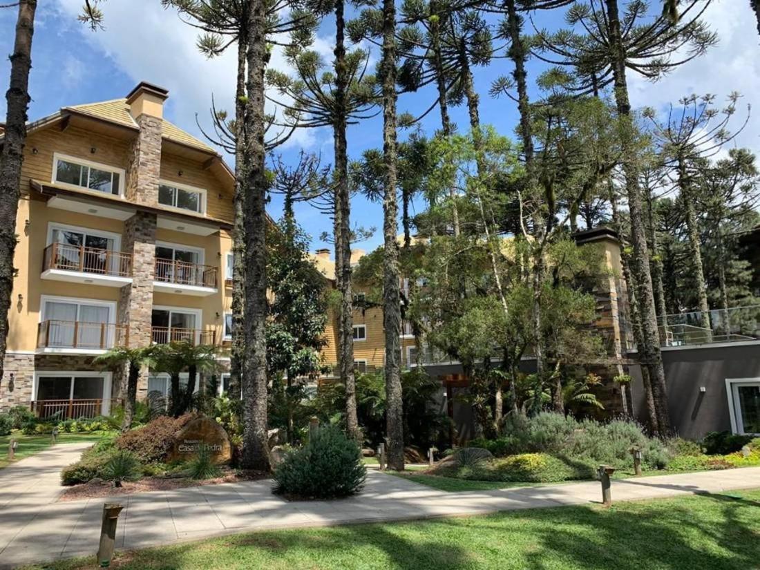 Apto 103 B,2, próximo a museus e restaurantes, condomínio com piscina aquecida. Gramado Exterior foto